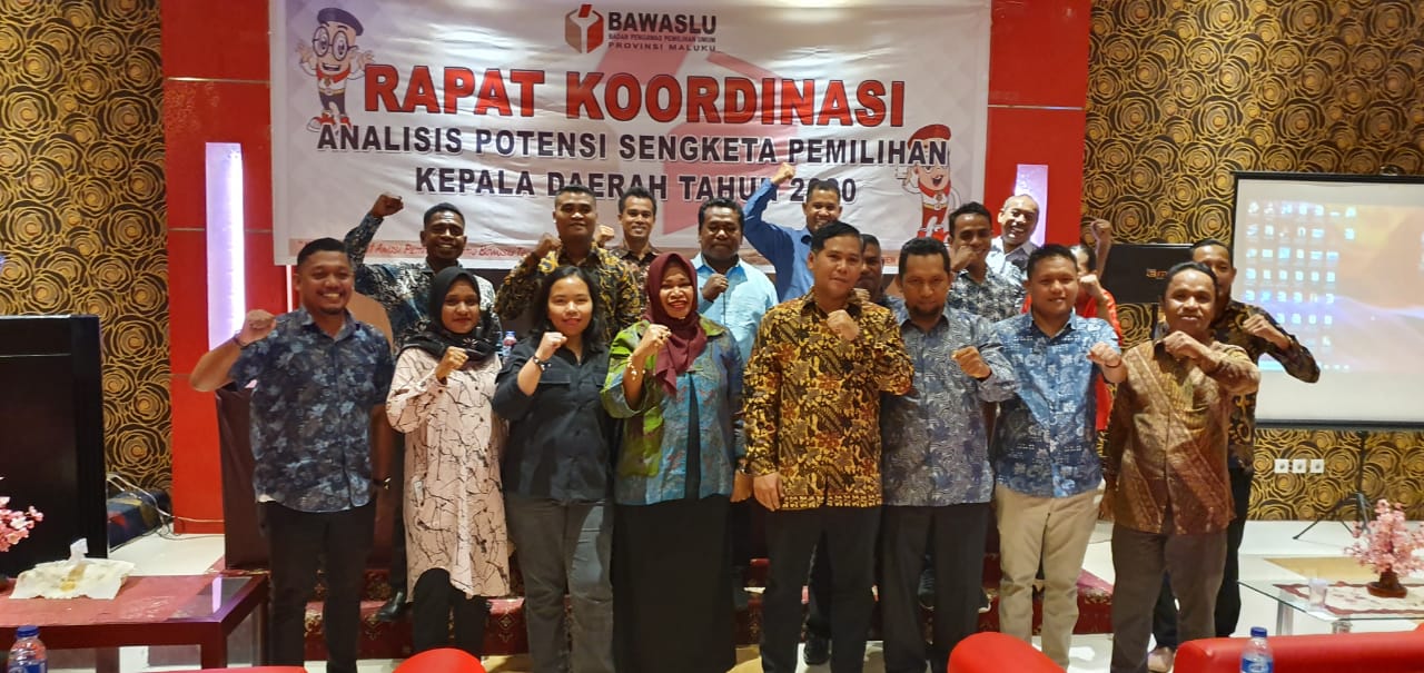 *Siap Awasi Tahapan Pilkada 2020, Bawaslu Maluku Gelar Rapat Koordinasi Analisis Potensi Sengketa Pemilihan*