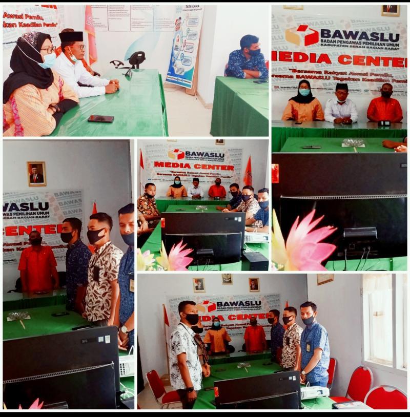 Bawaslu Seram Bagian Barat Mengikuti Peringatan dan Tasyakuran HARLAH BAWASLU Ke 13, 9 April 2021