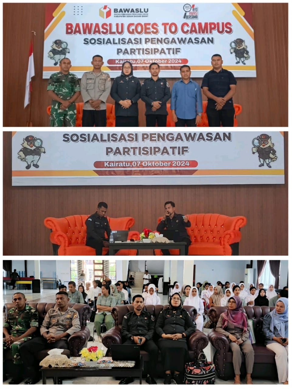 Bawaslu SBB Bersama Civitas STIKES Husada 