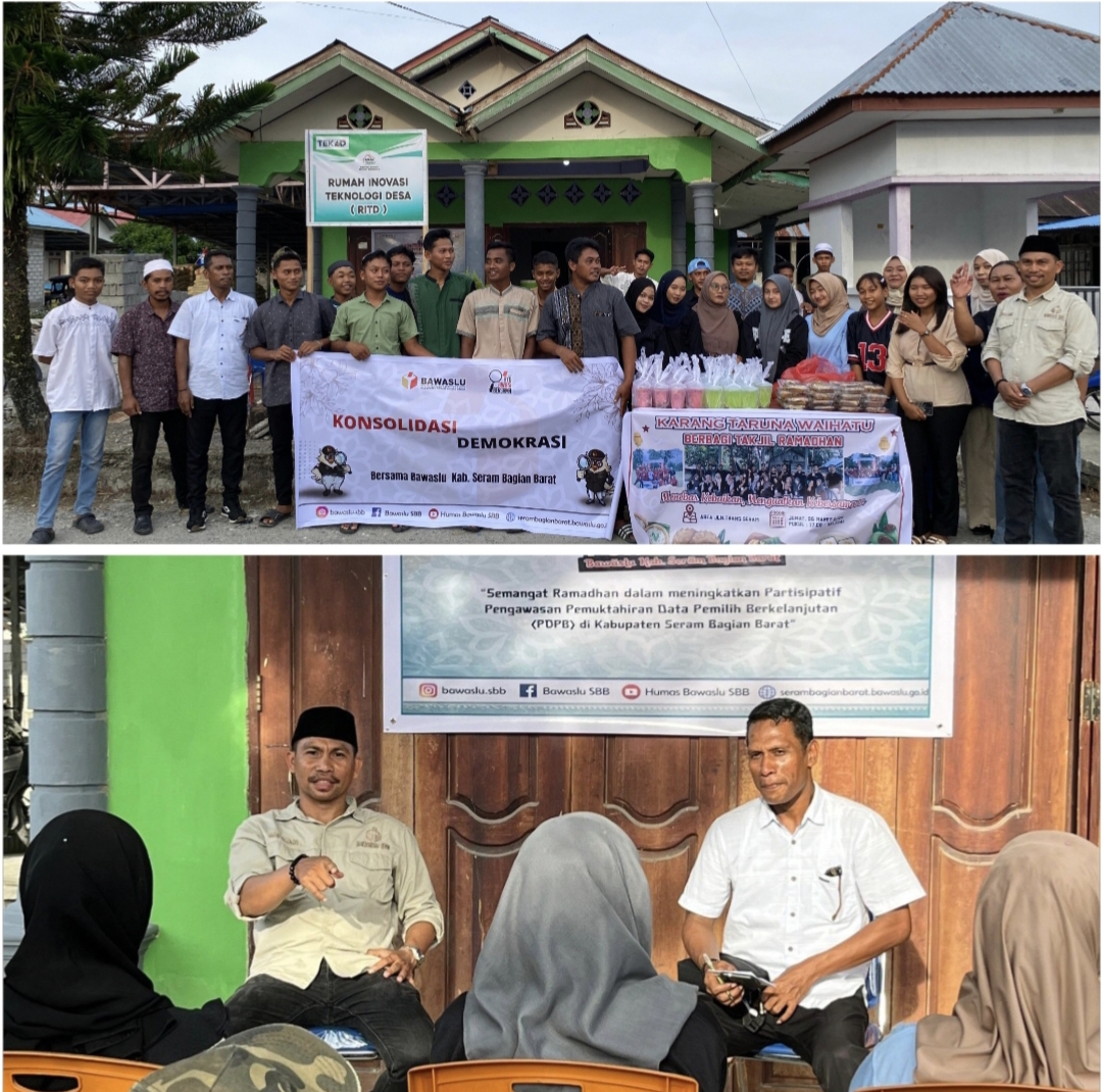 Bawaslu dan karang taruna waihatu