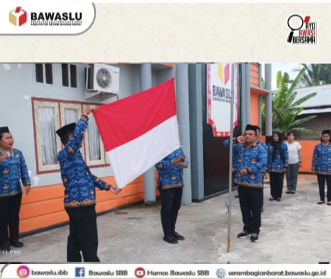 Upacara bawaslu sbb