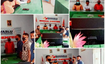 Bawaslu Seram Bagian Barat Mengikuti Peringatan dan Tasyakuran HARLAH BAWASLU Ke 13, 9 April 2021