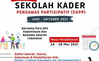 Ayoo Segera Daftar Sekolah Kader Pengawas Partisipatif