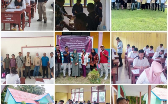Jajaran Pengawas Pemilu BAWASLU Kabupaten Seram Bagian Barat Lakukan Pengawasan Tes Tertulis Rekrutmen Calon Anggota PPS Pemilu 2024